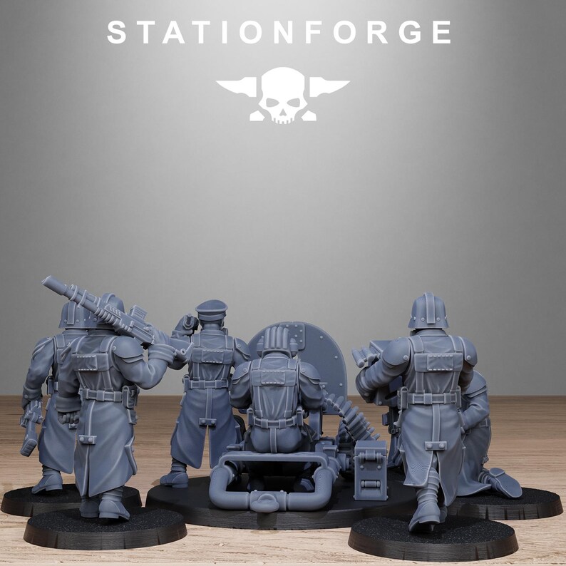 Grimguard Battle Weapons 2 | Station Forge 16k Resin Miniatures | 28mm 32mm Tabletop Wargaming | Unpainted image 5