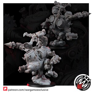 Dreadnought a Jato Ork | Miniaturas de Resina 16k | 28 mm 32 mm para Jogos de Mesa | Sem Pintura imagem 4