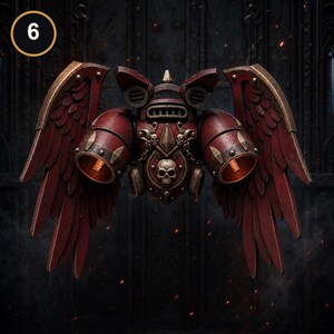 Senhores Carmesins - Mochilas a Jato Aladas #2 - Resina 16k - GreyTide Studio - Sangue / Guerreiros Espaciais / Peças / Jogos de Mesa / Jogos de Guerra / Sombrio imagem 4