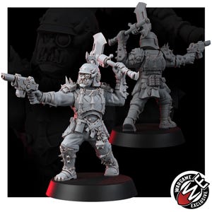 Commandogroep Chaos Renegades of Pain | 16k Resin Miniatures | 28 mm 32 mm Tafelblad Wargaming | Ongeverfd afbeelding 7