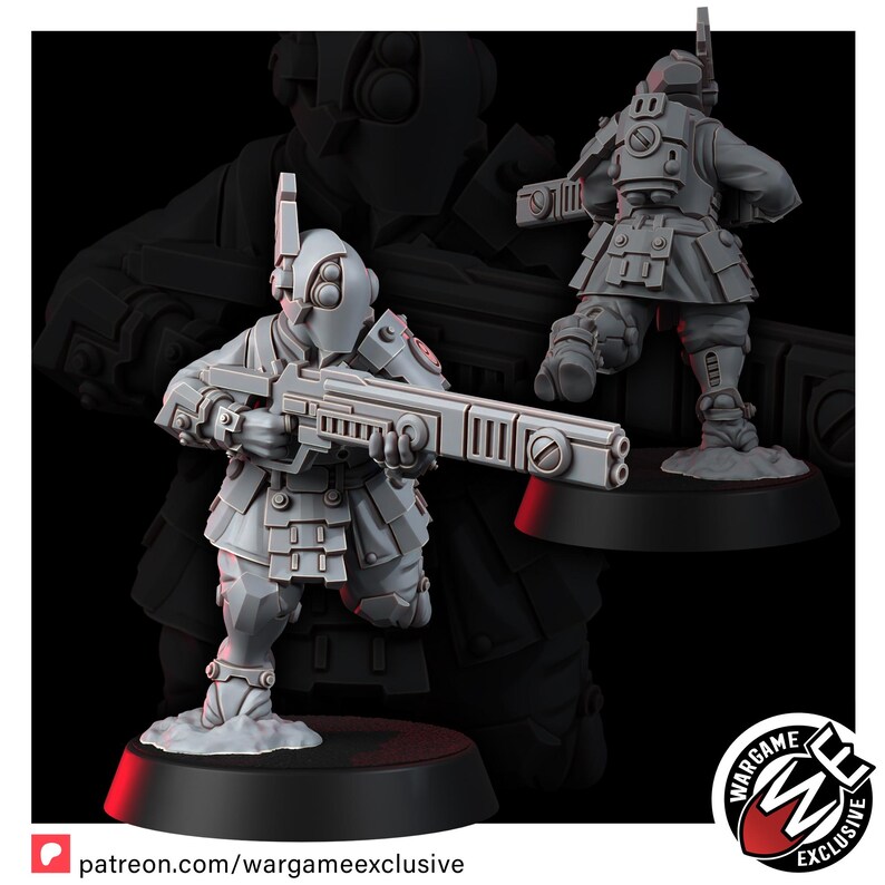 Coalición Ashigaru Fuegos de Batalla T1 / Miniaturas de Resina 16k / 28 mm 32 mm Juegos de Guerra de Mesa / Sin Pintar imagen 9