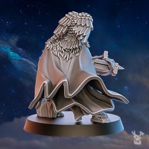 Blackhide Tribe Archer | 16k Resin Miniatures | 28mm 32mm Tabletop Wargaming | Unpainted image 7
