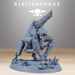 Xenarid Fluxus | Station Forge 16k Resin Miniatures | 28mm 32mm Tabletop Wargaming | Unpainted image 2