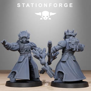 Tarion Priests | Station Forge 16k Resin Miniatures | 28mm 32mm Tabletop Wargaming | Unpainted image 10