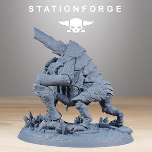 Xenarid Fluxus | Station Forge 16k Resin Miniatures | 28mm 32mm Tabletop Wargaming | Unpainted image 4