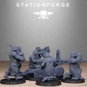 Grimguard Battle Weapons 2 | Station Forge 16k Resin Miniatures | 28mm 32mm Tabletop Wargaming | Unpainted image 4