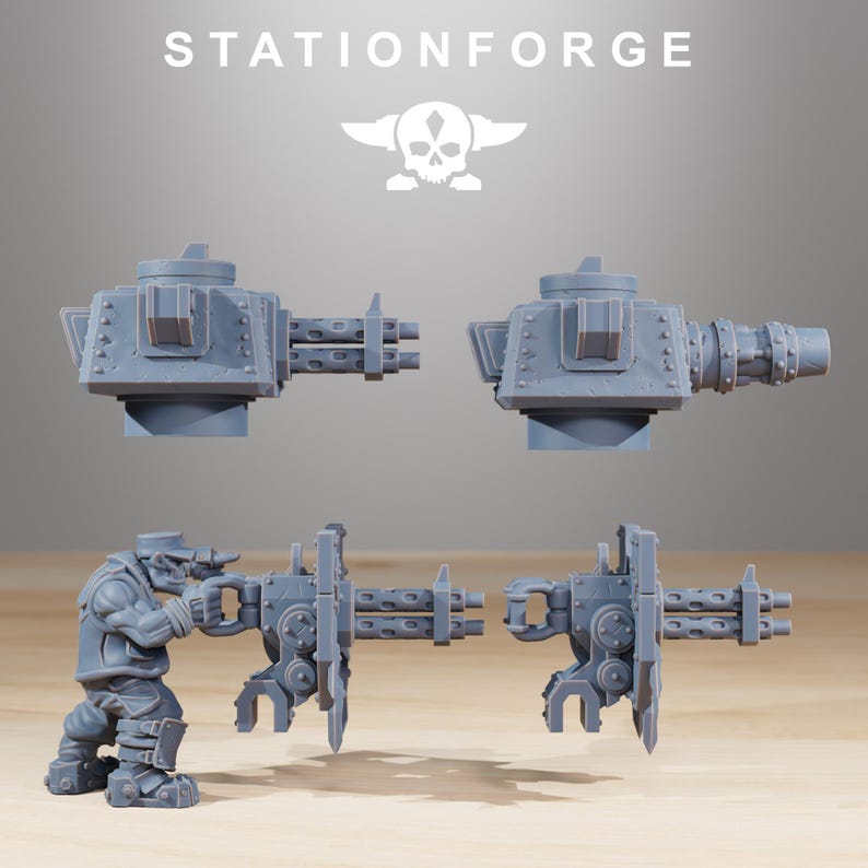 Orks Orkaz Run Rolla | Station Forge 16k Resin Miniatures | 28mm 32mm Tabletop Wargaming | Unpainted image 10