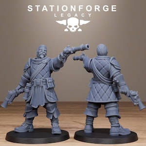 Legacy Thorncrest Trackers | Figurines en résine Station Forge 16k | 28 mm et 32 mm | Jeux de figurines | Non peintes image 9