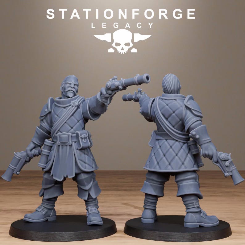 Legacy Thorncrest Trackers | Figurines en résine Station Forge 16k | 28 mm et 32 mm | Jeux de figurines | Non peintes image 9