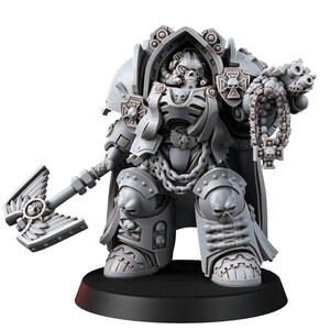Predicador Exolothreftis de los Caballeros Espaciales / Miniaturas de resina 16k / 28 mm 32 mm para juegos de mesa / Sin pintar imagen 2