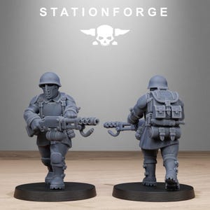 Freeguard Builder Kit | Station Forge 16k Resin Miniatures | 28mm 32mm Tabletop Wargaming | Unpainted image 9