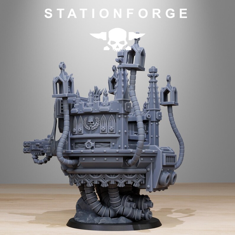 Vodalites Pulpit | Station Forge 16k Resin Miniatures | 28mm 32mm Tabletop Wargaming | Unpainted image 6
