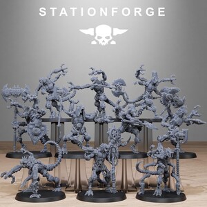Raticus Technoclaw | Station Forge 16k Resin Miniatures | 28mm 32mm Tabletop Wargaming | Unpainted image 2