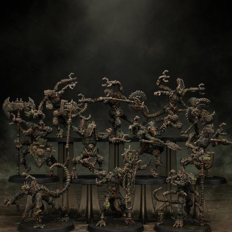 Raticus Technoclaw | Station Forge 16k Resin Miniatures | 28mm 32mm Tabletop Wargaming | Unpainted image 1
