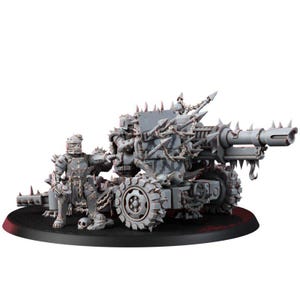 Chaos Renegades Of Pain Agony Guns | 16k Resin Miniatures | 28mm 32mm Tabletop Wargaming | Unpainted image 9