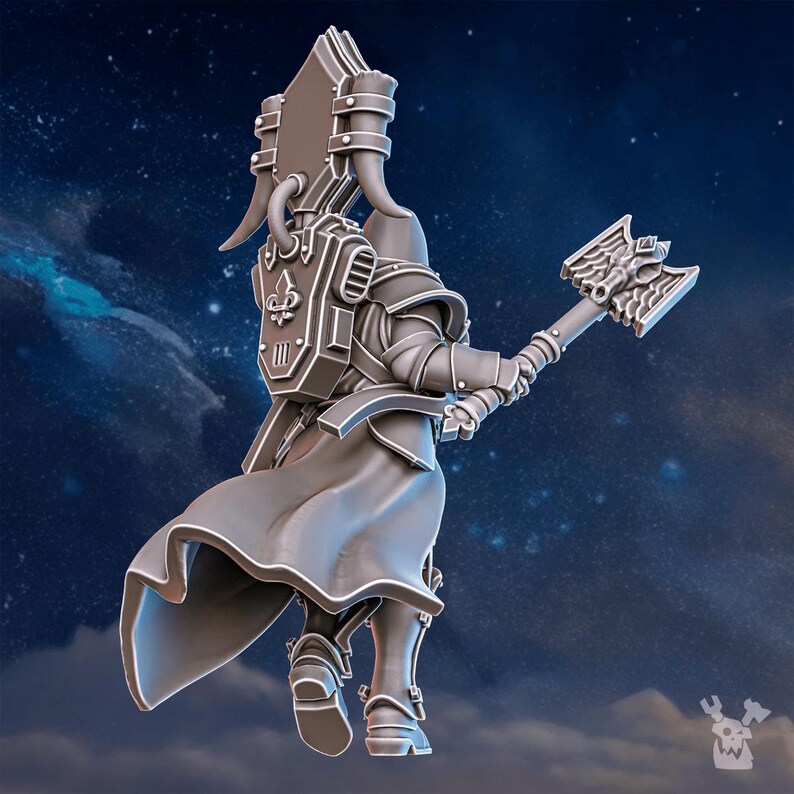 Stormpride Pride Caller | 16k Resin Miniatures | 28mm 32mm Tabletop Wargaming | Unpainted 画像 8