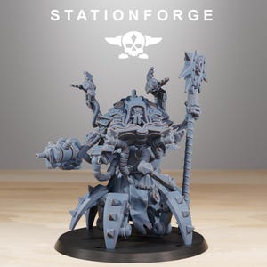 Líderes carroñeros / Station Forge 16k Miniaturas de resina / 28 mm 32 mm Juegos de guerra de mesa / Sin pintar imagen 4
