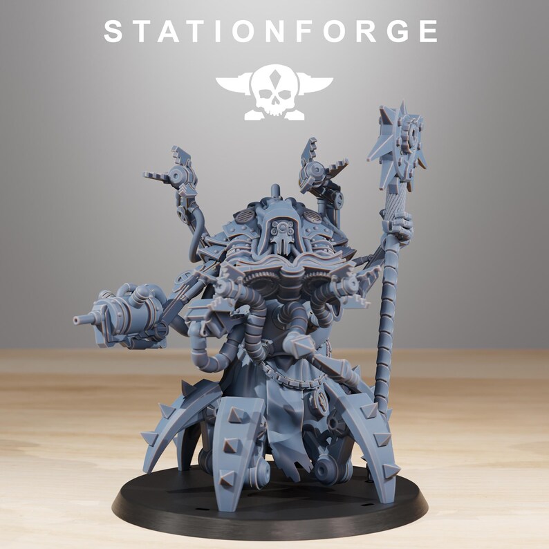 Líderes carroñeros / Station Forge 16k Miniaturas de resina / 28 mm 32 mm Juegos de guerra de mesa / Sin pintar imagen 4