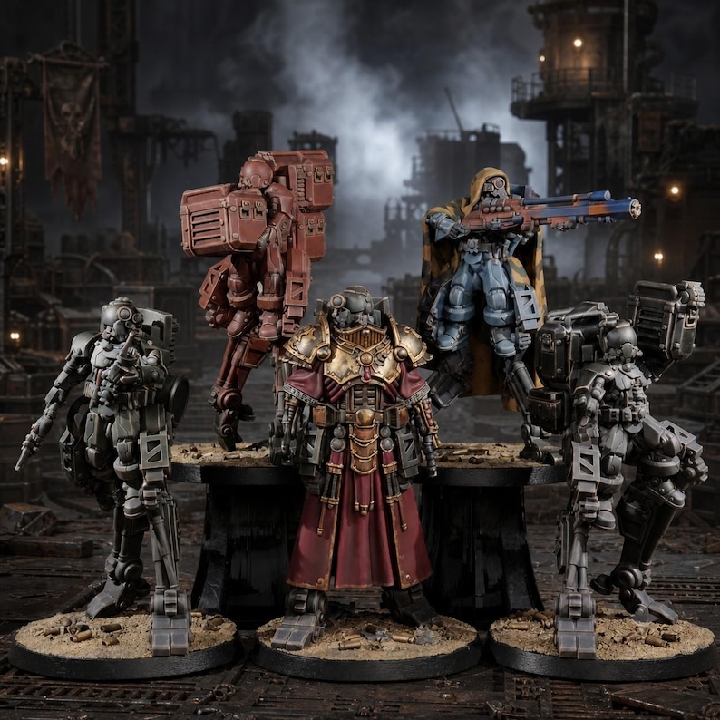 Scavenger Wayfarer Part 1 | Station Forge 16k Resin Miniatures | 28mm 32mm Tabletop Wargaming | Unpainted image 1