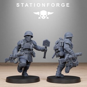 Freeguard Builder Kit | Station Forge 16k Resin Miniatures | 28mm 32mm Tabletop Wargaming | Unpainted image 5