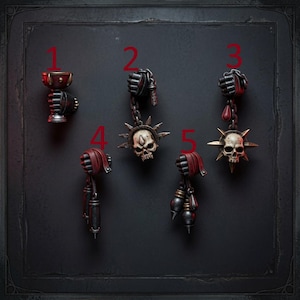 Crimson Lords - Relic hands decoration - 16k Resin - GreyTide Studio - Blood / Space Warriors / Bitz / Tabletop / Wargaming / Grimdark image 1