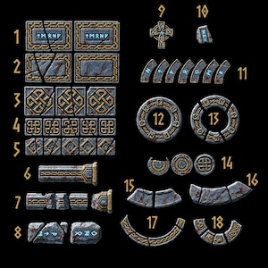 Primal Hounds – Basing-Teile – 16k Resin – GreyTide Studio – Wölfe / Weltraumkrieger / Einzelteile / Tabletop / Wargaming / Düstere Dunkelheit Bild 1