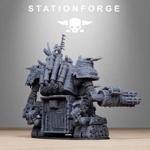 Orks Orkaz Gognauts | Station Forge 16k Resin Miniatures | 28mm 32mm Tabletop Wargaming | Unpainted image 7