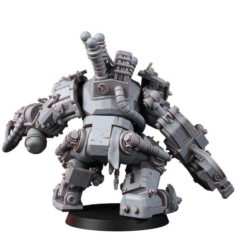 Ork Mega Armoured Bulorks | 16k Resin Miniatures | 28mm 32mm Tabletop Wargaming | Unpainted image 9