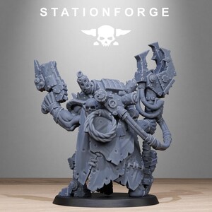 Orks Orkaz Madman | Station Forge 16k Resin Miniatures | 28mm 32mm Tabletop Wargaming | Unpainted image 4