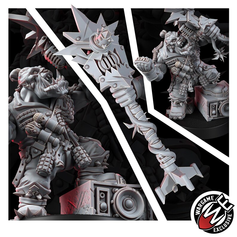 Ork Till Gorkkrakka | Miniatury z żywicy 16k | 28 mm 32 mm Gry bitewne | Niepomalowane zdjęcie 7