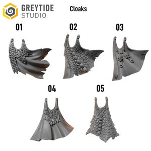 Anvil Wardens - Cloaks - 16k Resin - GreyTide Studio - Drakes / Space Warriors / Bitz / Tabletop / Wargaming / Grimdark image 2