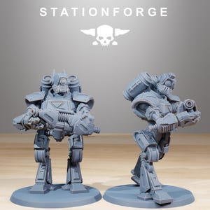 Scavenger Mechanods | Station Forge 16k Resin Miniatures | 28mm 32mm Tabletop Wargaming | Unpainted image 7