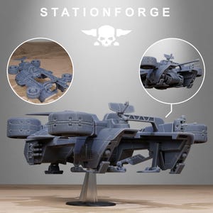 Freeguard Skycrane | Station Forge 16k Resin Miniatures | 28mm 32mm Tabletop Wargaming | Unpainted image 2