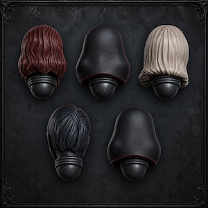 Sisterhood Heads Conversion Bits – 16K Resin Wargaming Miniatures Set afbeelding 2
