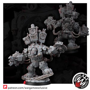 Ork Mekaniak in Mega Armor | 16k Resin Miniatuur (28 mm/32 mm schaal) afbeelding 6