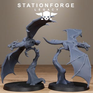 Solaris Dragon Squad | Station Forge 16k Resin Miniatures | 28mm 32mm Tabletop Wargaming | Unpainted image 3