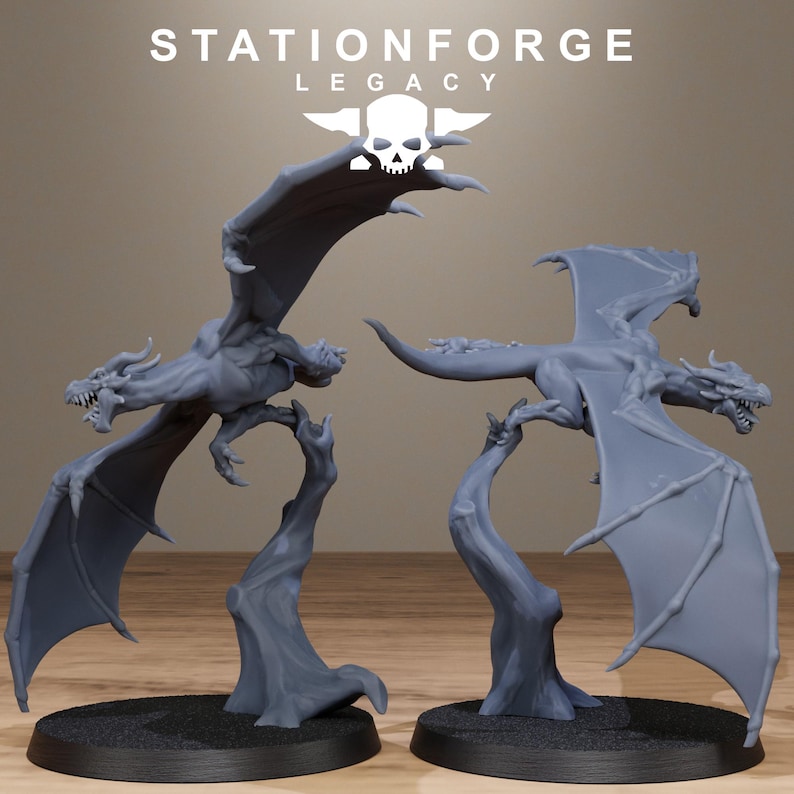 Solaris Dragon Squad | Station Forge 16k Resin Miniatures | 28mm 32mm Tabletop Wargaming | Unpainted image 3
