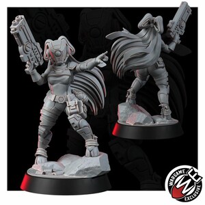 Coalition Trailseekers T1 | 16k hartsminiatyrer | 28 mm 32 mm bordsspel | Omålad bild 5
