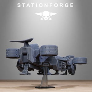 Freeguard Skycrane | Station Forge 16k Resin Miniatures | 28mm 32mm Tabletop Wargaming | Unpainted image 6