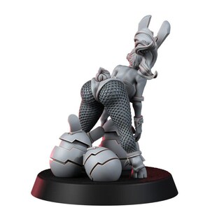 Coalition Easter Bunny | 16k Resin Miniatures | 28mm 32mm Tabletop Wargaming | Unpainted image 6