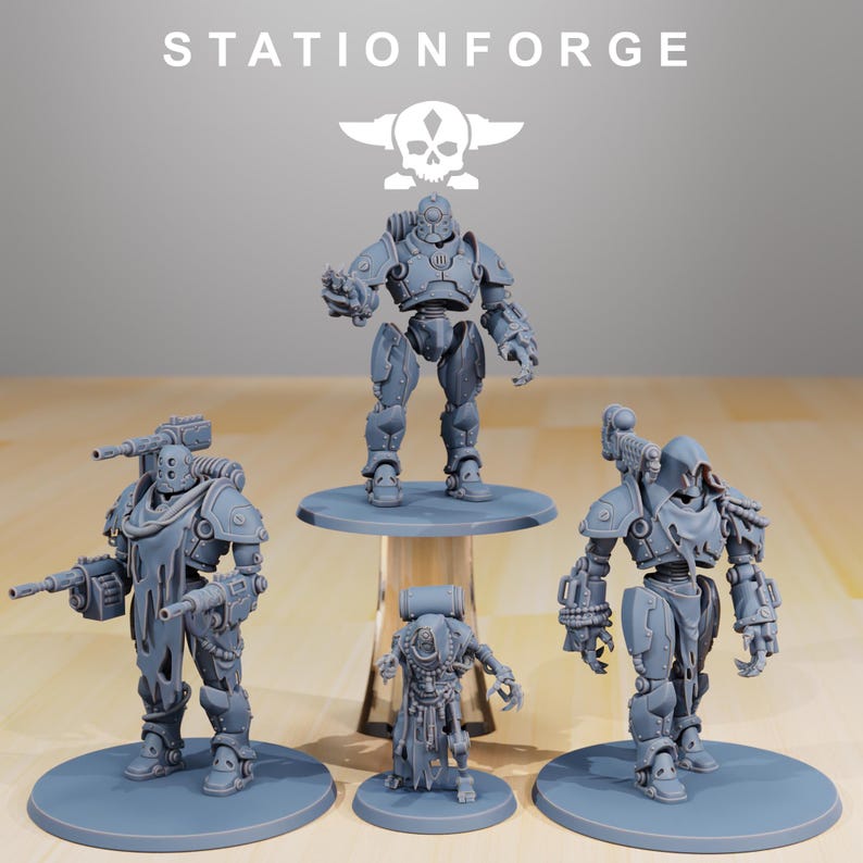 Scavenger Droitex MK2 | Station Forge 16k Resin Miniatures | 28mm 32mm Tabletop Wargaming | Unpainted image 2