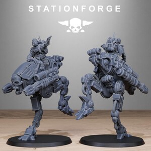 Plünderer-Schattenläufer | Station Forge 16k Resin-Miniaturen | 28 mm/32 mm Tabletop-Wargaming | Unbemalt Bild 5
