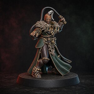 Blackhide Tribe Beastmaster | 16k Resin Miniatures | 28mm 32mm Tabletop Wargaming | Unpainted image 1
