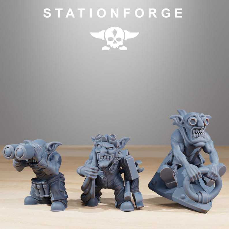 Orks Orkaz Run Rolla | Station Forge 16k Resin Miniatures | 28mm 32mm Tabletop Wargaming | Unpainted image 7