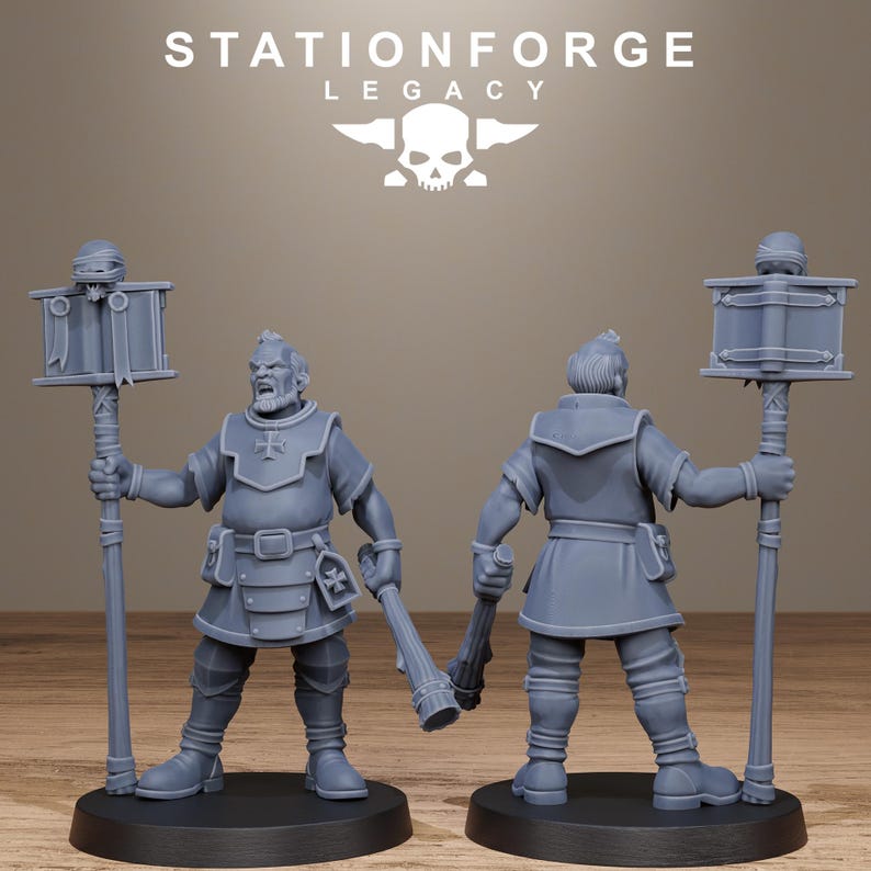 Infanterie Legacy Thorncrest | Figurines en résine Station Forge 16k | 28 mm et 32 mm | Jeux de figurines | Non peintes image 6