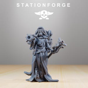 Scavenger Electro Lights | Station Forge 16k Resin Miniatures | 28mm 32mm Tabletop Wargaming | Unpainted image 2