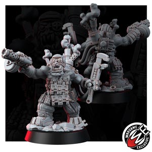 Ork Metall Mekaniak | 16k Resin Miniatures | 28mm 32mm Tabletop Wargaming | Unpainted image 4