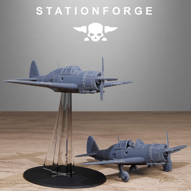 Freeguard Thunderbolt | Figurines en résine Station Forge 16k | 28 mm et 32 mm | Jeux de figurines sur table | Non peintes image 2
