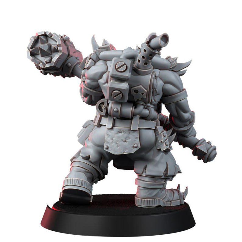 Ork Kan Krakkas T2 | 16k Resin Miniatures | 28mm 32mm Tabletop Wargaming | Unpainted image 4