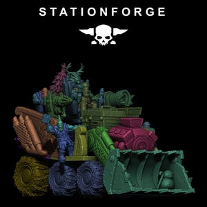 Orkaz Festivator | 16k Resin Miniatures | 28mm 32mm Tabletop Wargaming | Unpainted image 9